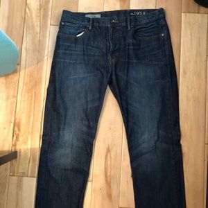 Gap Men’s Dark Denim Slim Jeans